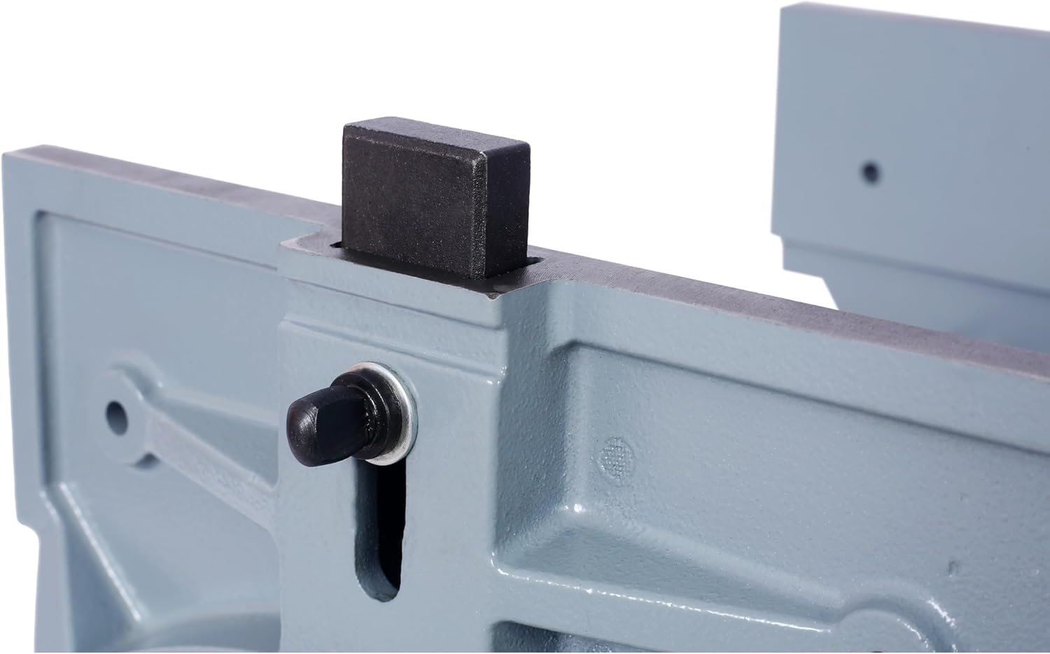 9 Inch Jaw Width Quick Release Woodworking Vise Heavy Duty Clamp Metal Cast Iron Adjustable Tool Sliding Jaw Workholding Device Woodworking Equipment Hand Tool Craft Vise GRAY