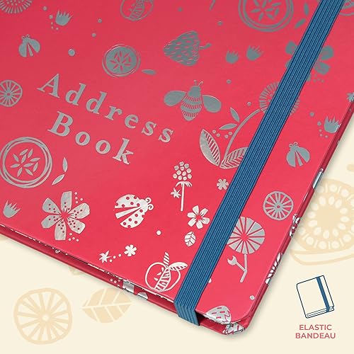 Miniatura 9 de Boxclever Press - Libreta de direcciones con pestañas alfabéticas Libretas de direcciones grandes para mujeres con 432 espacios. Libreta de