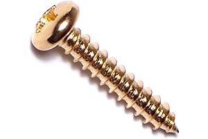 Brass Screws Coated with Smooth Zinc and Iron for Improved Durability and...