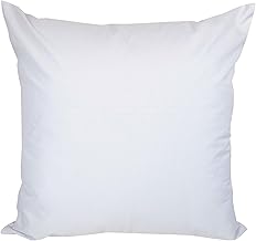 JACK 50x50cm Outdoor Lounge Kissen Dekokissen inkl. XXL-Füllung Wasserabweisend Sitzkissen Garten Stuhl Lotus Effekt, Farbe:Weiß