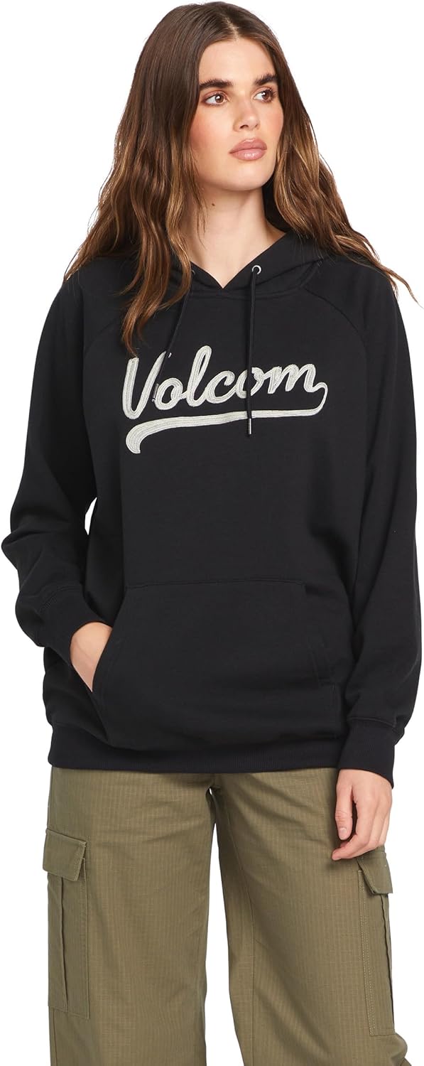 Volcom Women's Truly Stoked Ovesized Bf Hooded Fleece Sweatshirt
