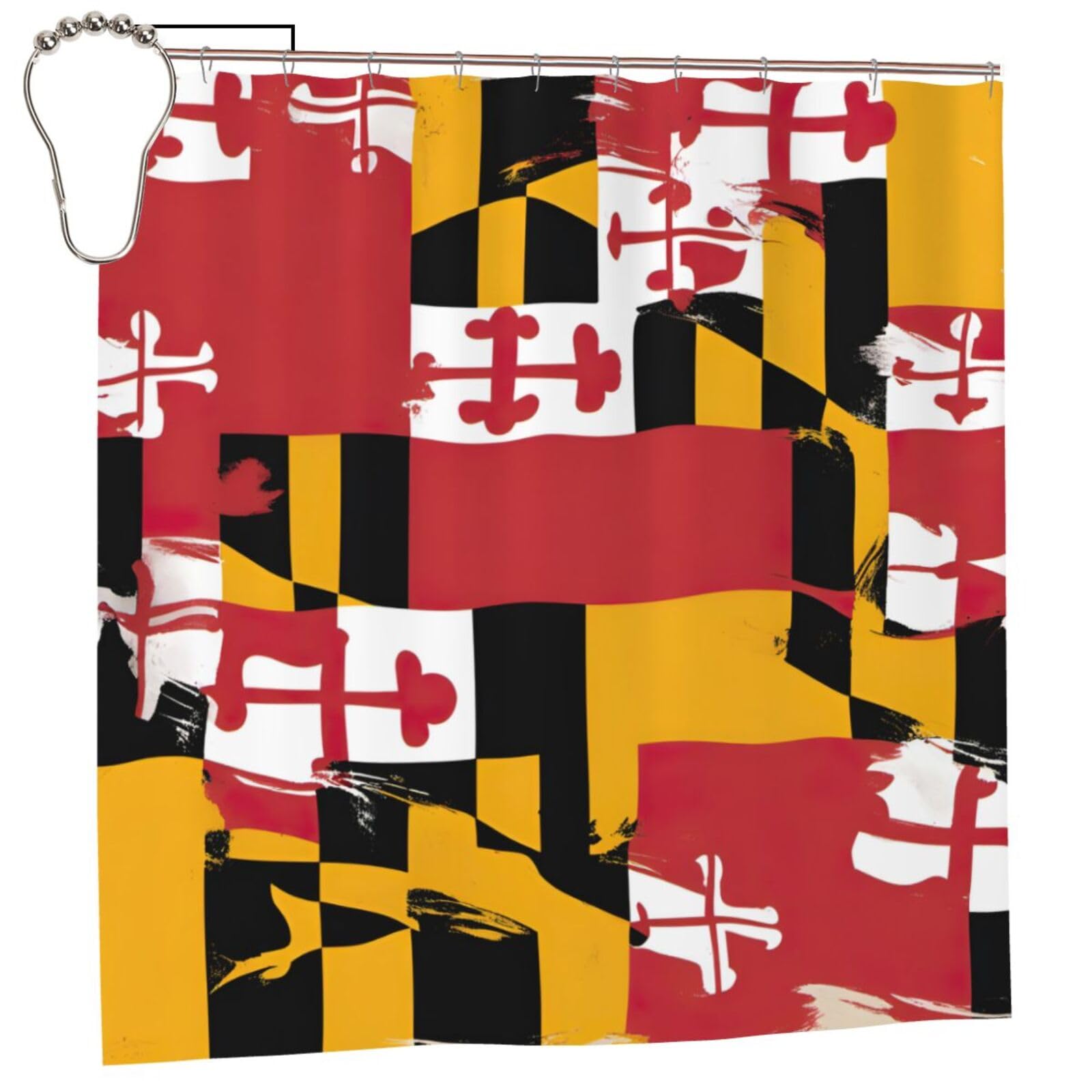 Rideau de douche Maryland pour décorer une salle de bain américaine