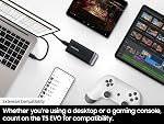 SAMSUNG T5 EVO Portable SSD 8TB, USB 3.2 Gen 1 External Solid State Drive, Seq. Read Speeds Up to 460MB/s for Gaming and Content Creation, MU-PH8T0S/AM, Black [Canada Version]