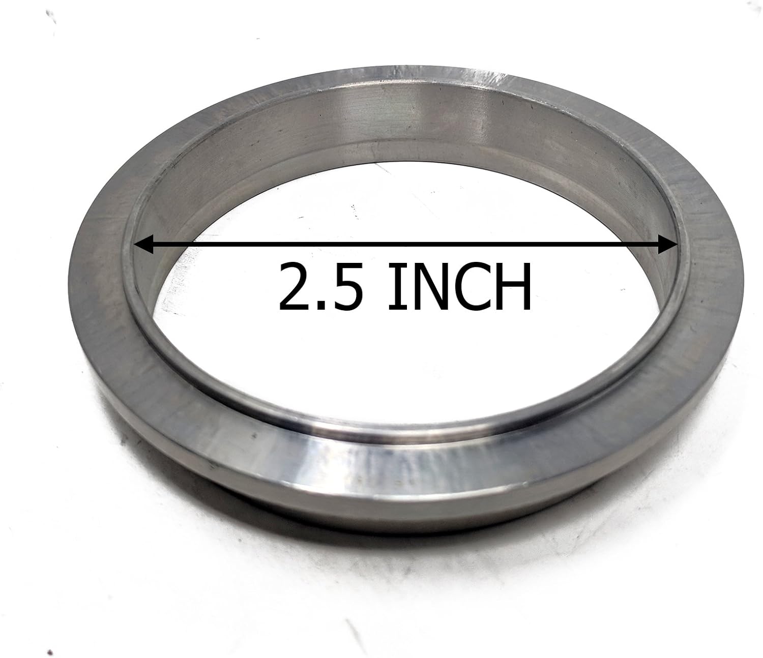 2.5" V Band Clamp & Interlocking Flange Set, Stainless Steel, Exhaust Clamps
