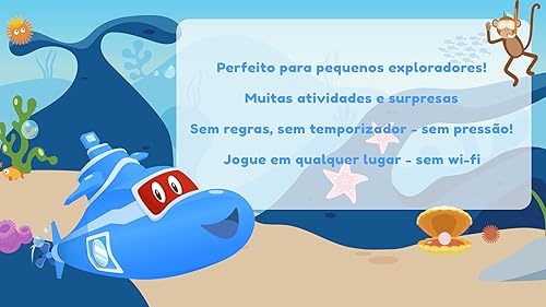 Carl o Super Caminhão Subaquático: Exploração Oceânica & jogos educacionais infantis