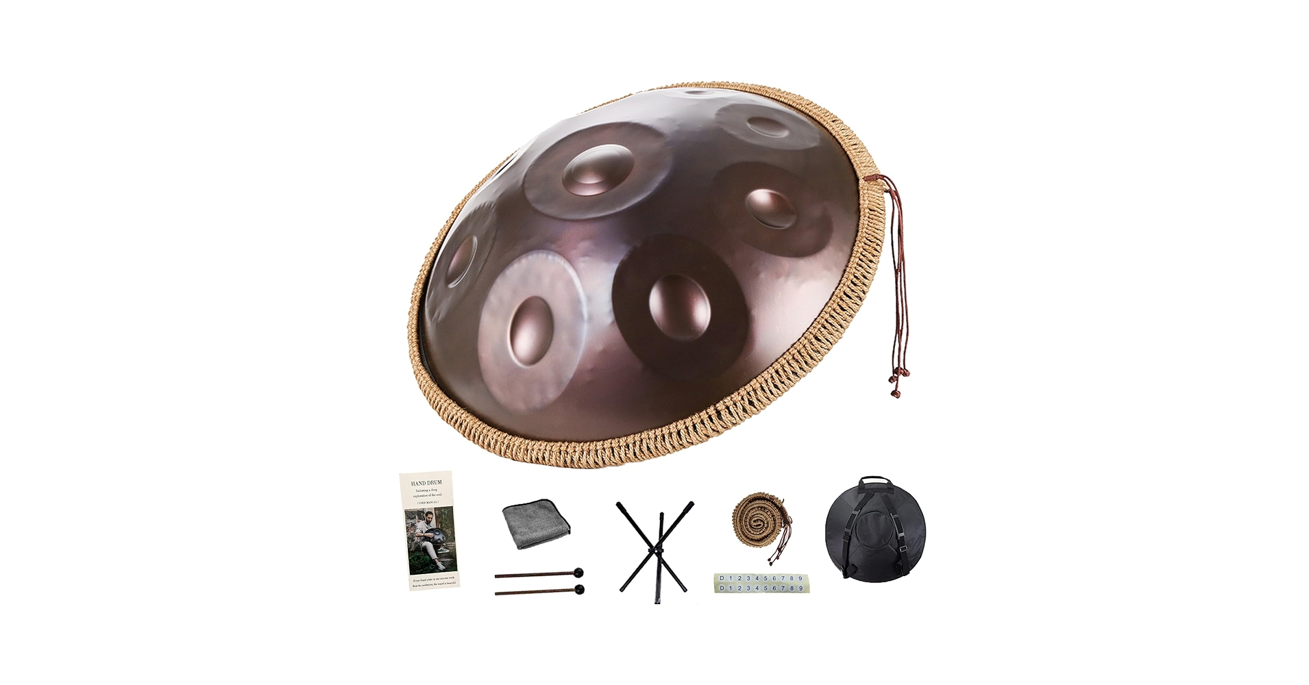 ハンドパンドラム 9音 約56cm Handpan Drum Amazon | ハンドパン 9音/10音/12音 楽器 KoKoty Handpan Drum