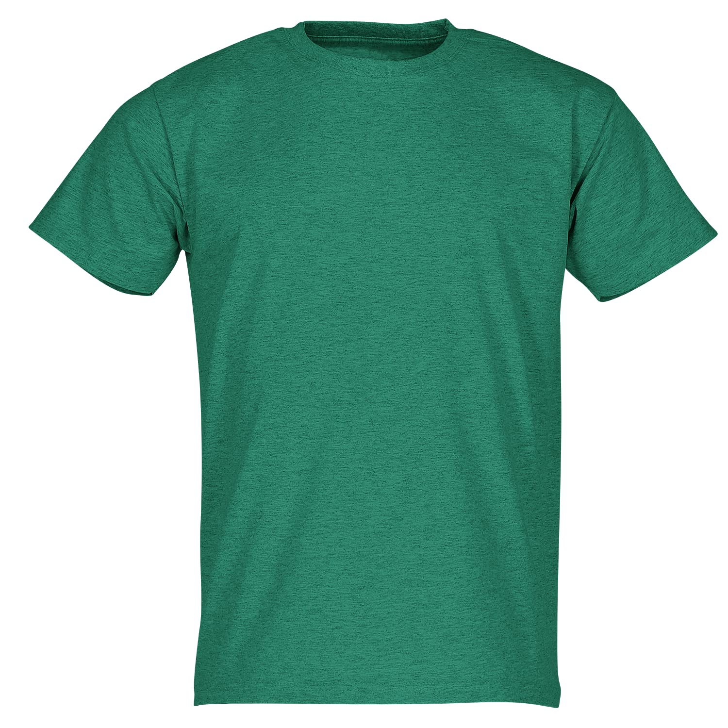 Fruit Of The Loom Men's Retro Grün Meliert T-Shirt, Xl