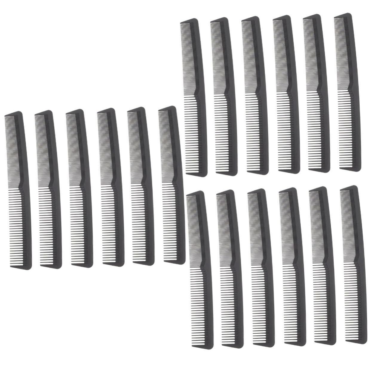 Baluue 3 Set Di Pettini A Doppio Dente A Denti Larghi E in Plastica Per Lo Styling Di Uomini E Donne Districare I Lisci 6 Pezzi*3