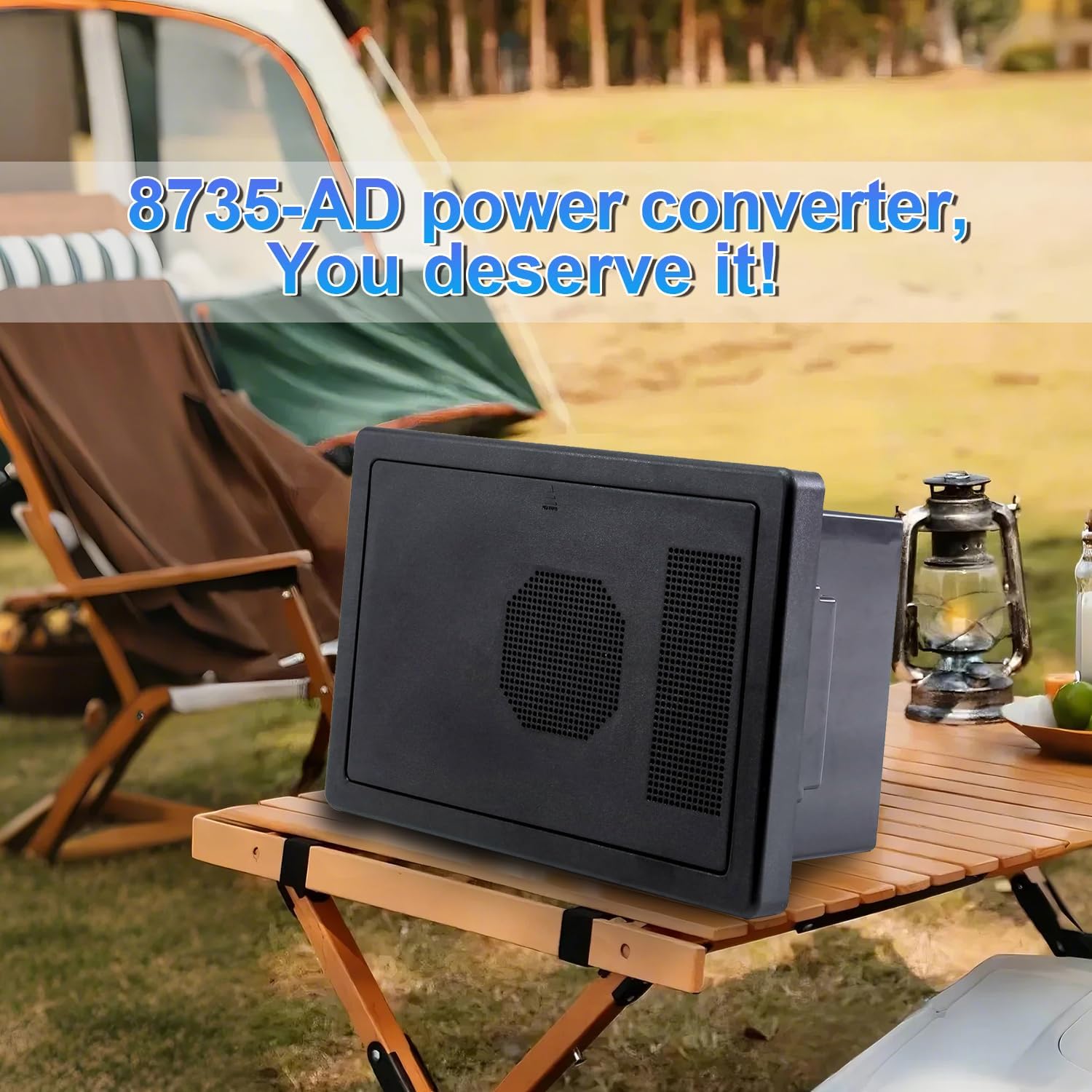 WF-8735-AD 35A RV Power Converter, 3-Stage Smart Battery Charger with 105-130V AC Input 595W, Auto Battery Type Recognition, Multi-Safety Protection for RV Camper Travel Trailer Recreational Vehicles