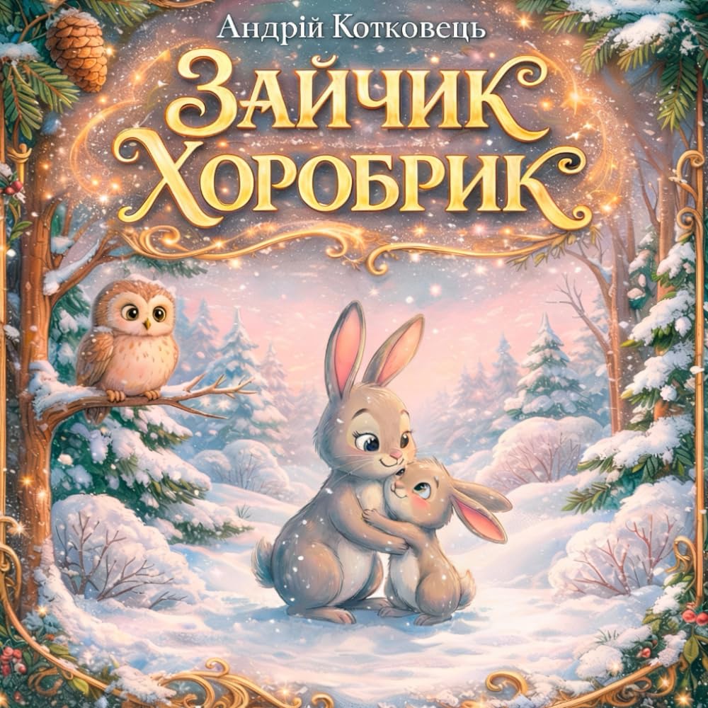 Зайчик Хоробрик: Казка про сміливість, страхи та віру в себе для дітей віком 3-6 років