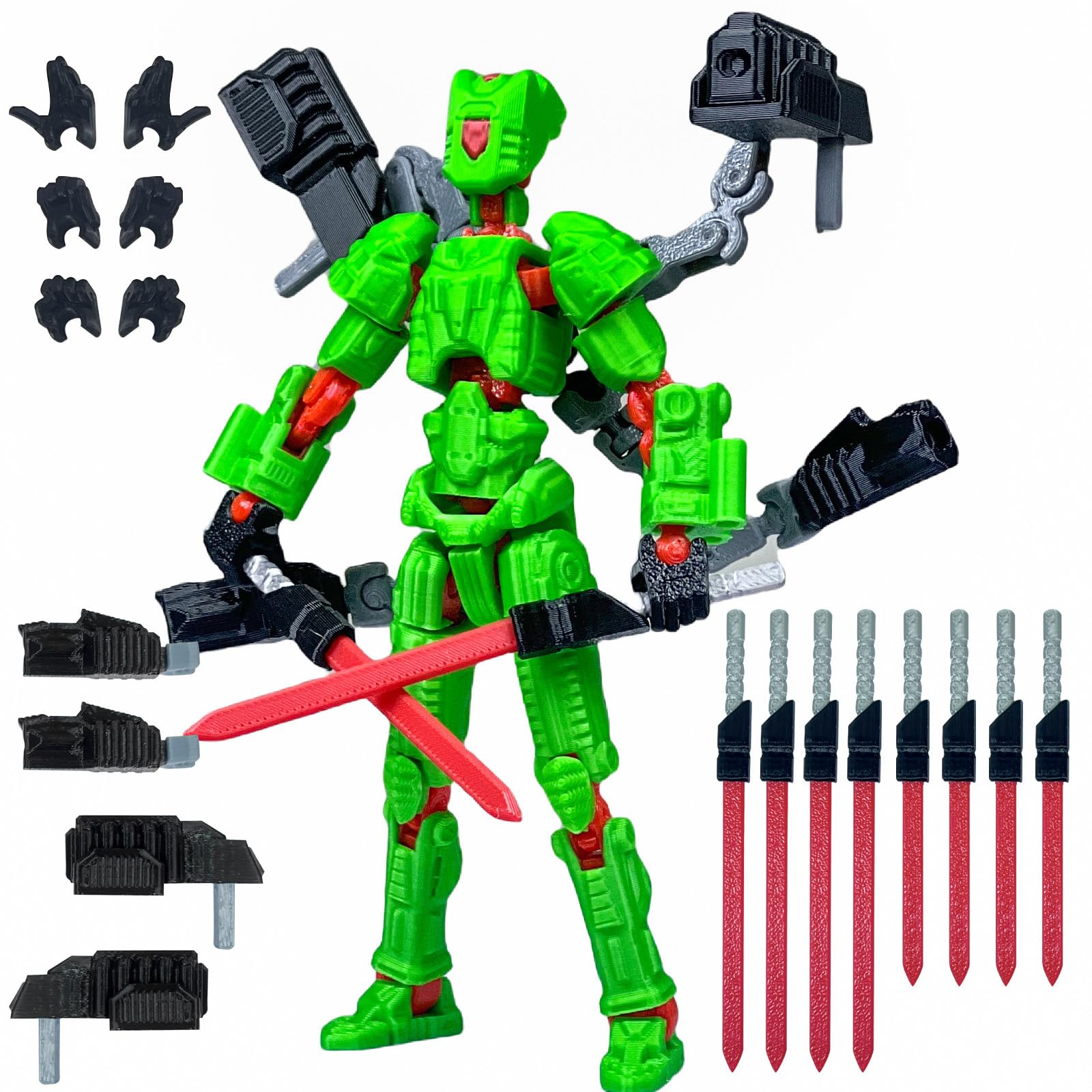 Amazon.com: PkghoKids 13 Assembly Completed Action Figure Set | 3D