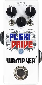 Wampler Plexi Drive Mini Overdrive Pedal (PLEXIDRIVEMINI), Cream