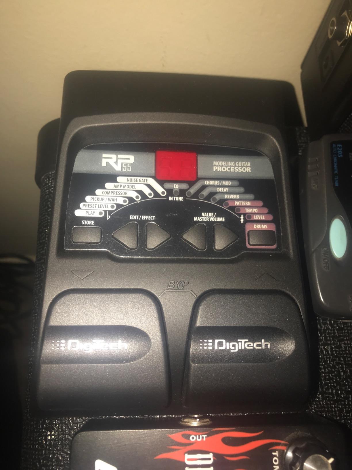 DigiTech RP55 Guitar MultiEffects Processor Musical