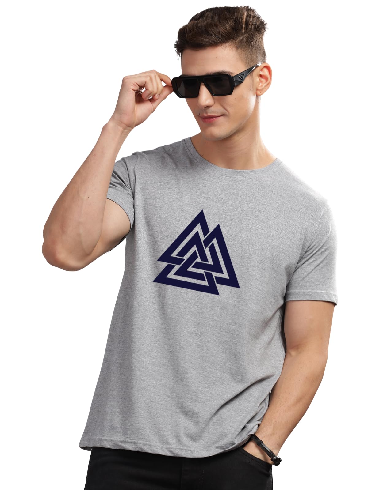 adro Men's 100% Cotton Regular Fit T-Shirt-picture-12