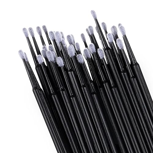 Miniatura 2 de 400 piezas de microcepillos aplicadores, JASSINS Microswabs para extensiones de pestañas, hisopo desechable de precisión de 0.079 pulgadas, para