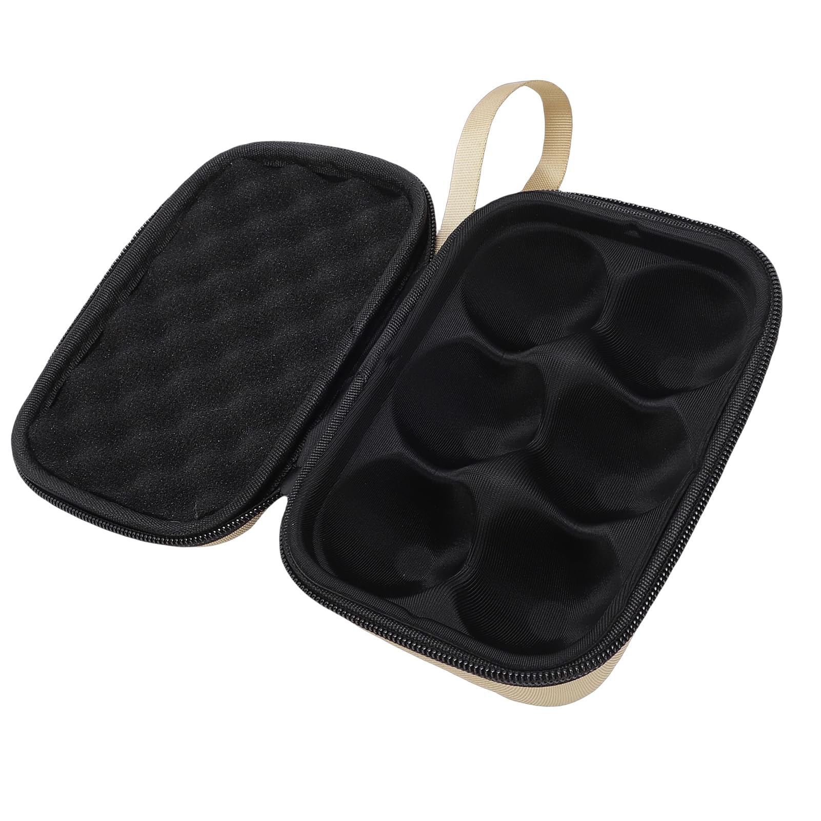 Ejoyous Caja de Huevos Portátil, Tela de Calidad con Forro de EVA que Absorbe los Golpes, Capacidad para 6 Huevos para Acampar Al Aire y Picnics