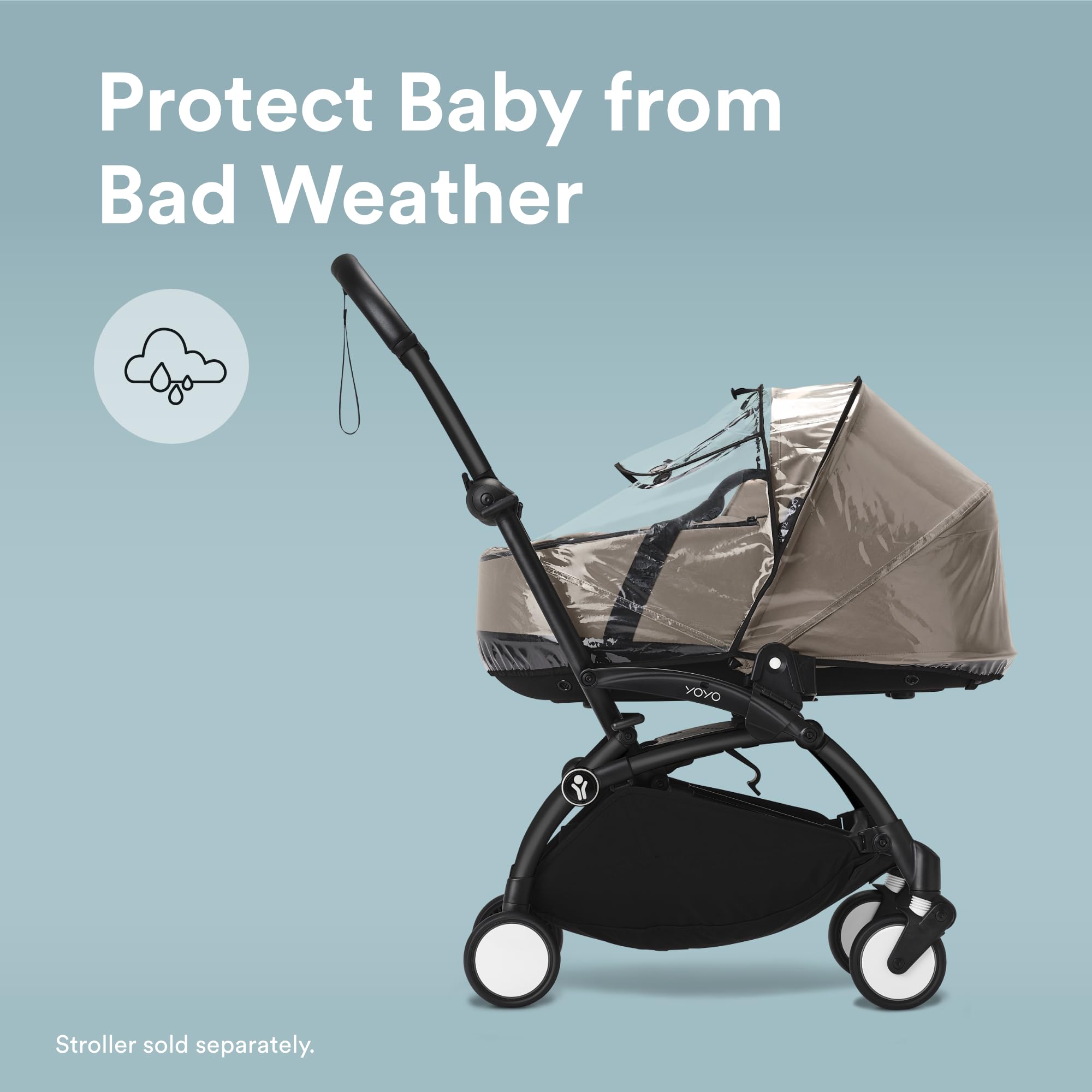 Stokke YOYO Rain Cover for Newborn Shell - Protect Baby from Bad Weather