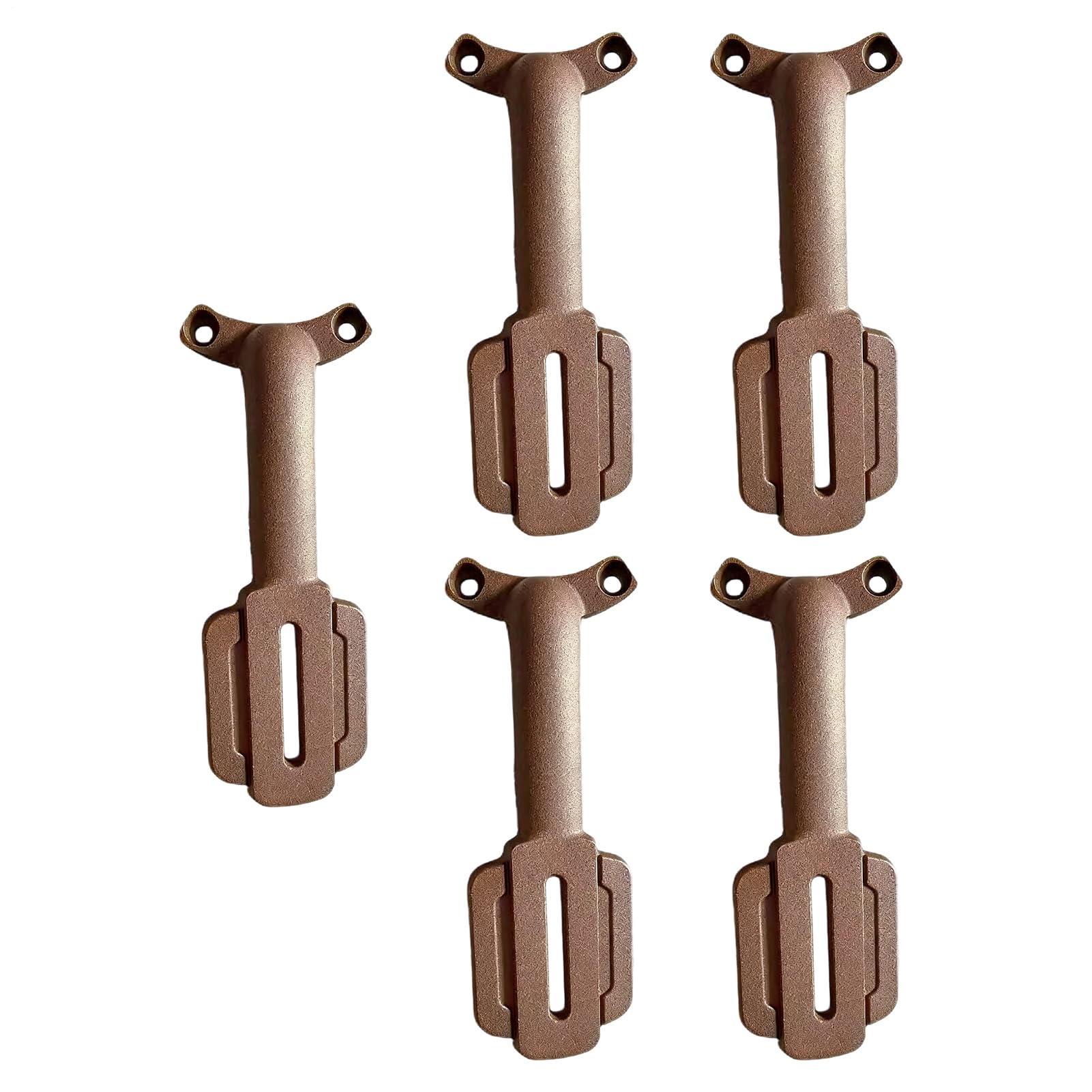 Soportes de ventilador de techo de aluminio resistente, juego de 5 piezas para interior