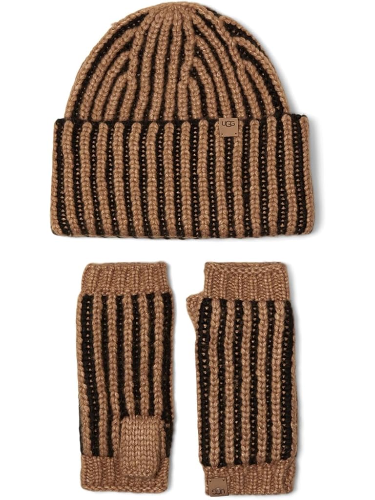 Black UGG Chunky Plaited Set