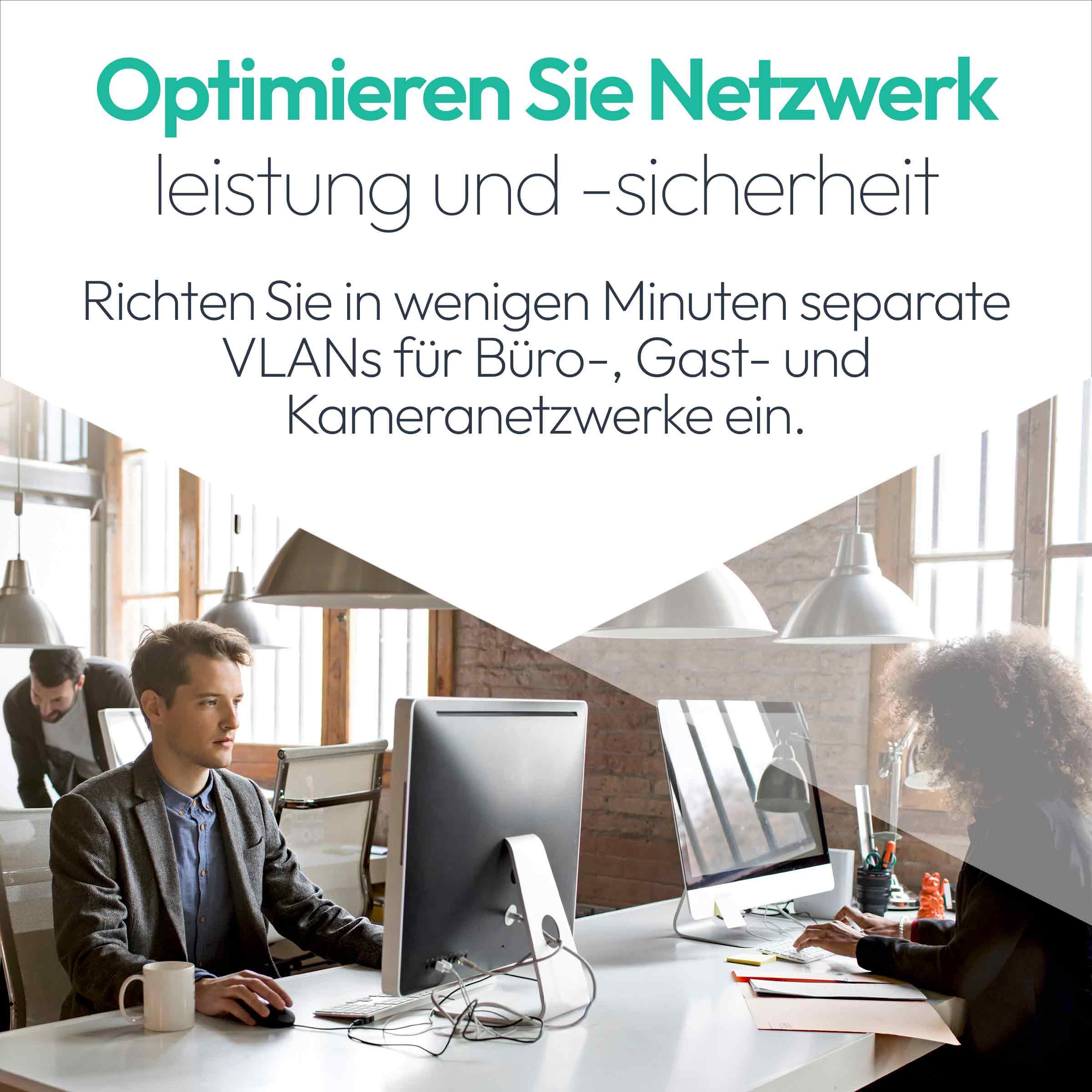 NETGEAR - Access point dual band Insight Managed PoE+ WiFi 7 (WBE700) – Velocità a 3,6 Gbps (BE3600) - Copertura fino a 160 m2, 75 dispositivi client - WPA3 -