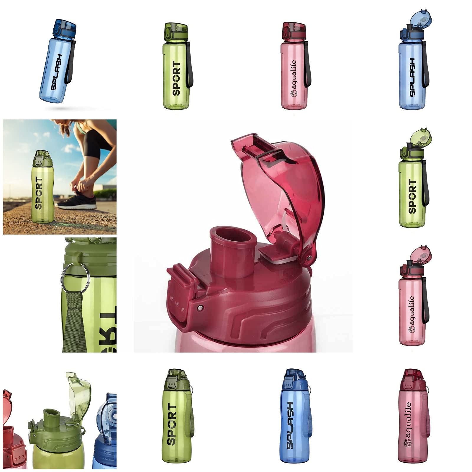 Titiz Cascada PC Su Şişesi, 750 ml Kapasite