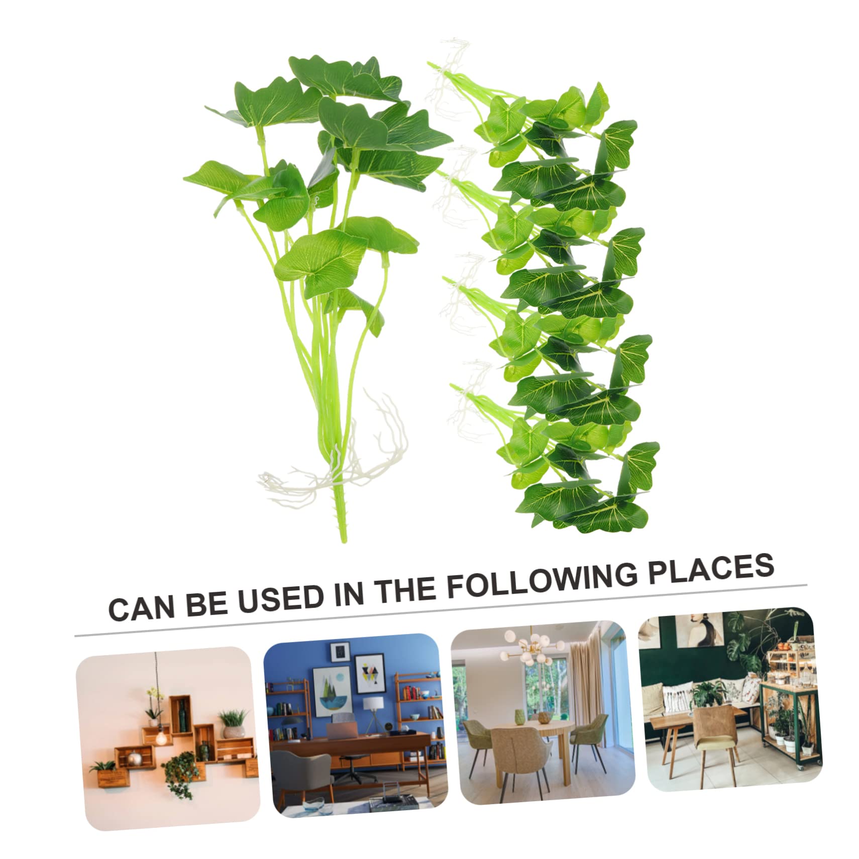 Didiseaon 5 Juegos De Plantas Artificiales para Acuario Decoración De Peceras Plantas Acuáticas En Miniatura 5 Unidades