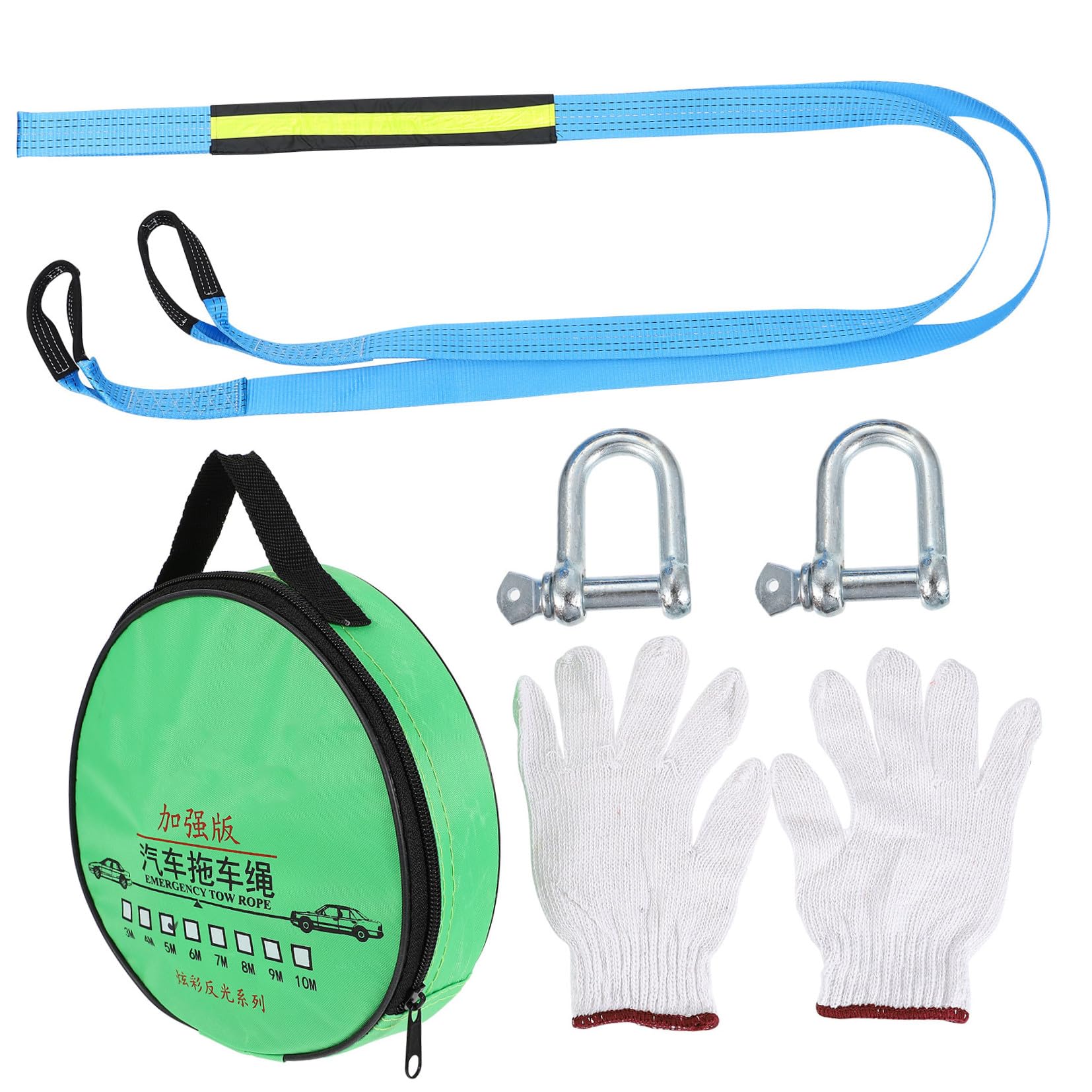 Sangle de remorquage de voiture pour situations d'urgence en route - 8