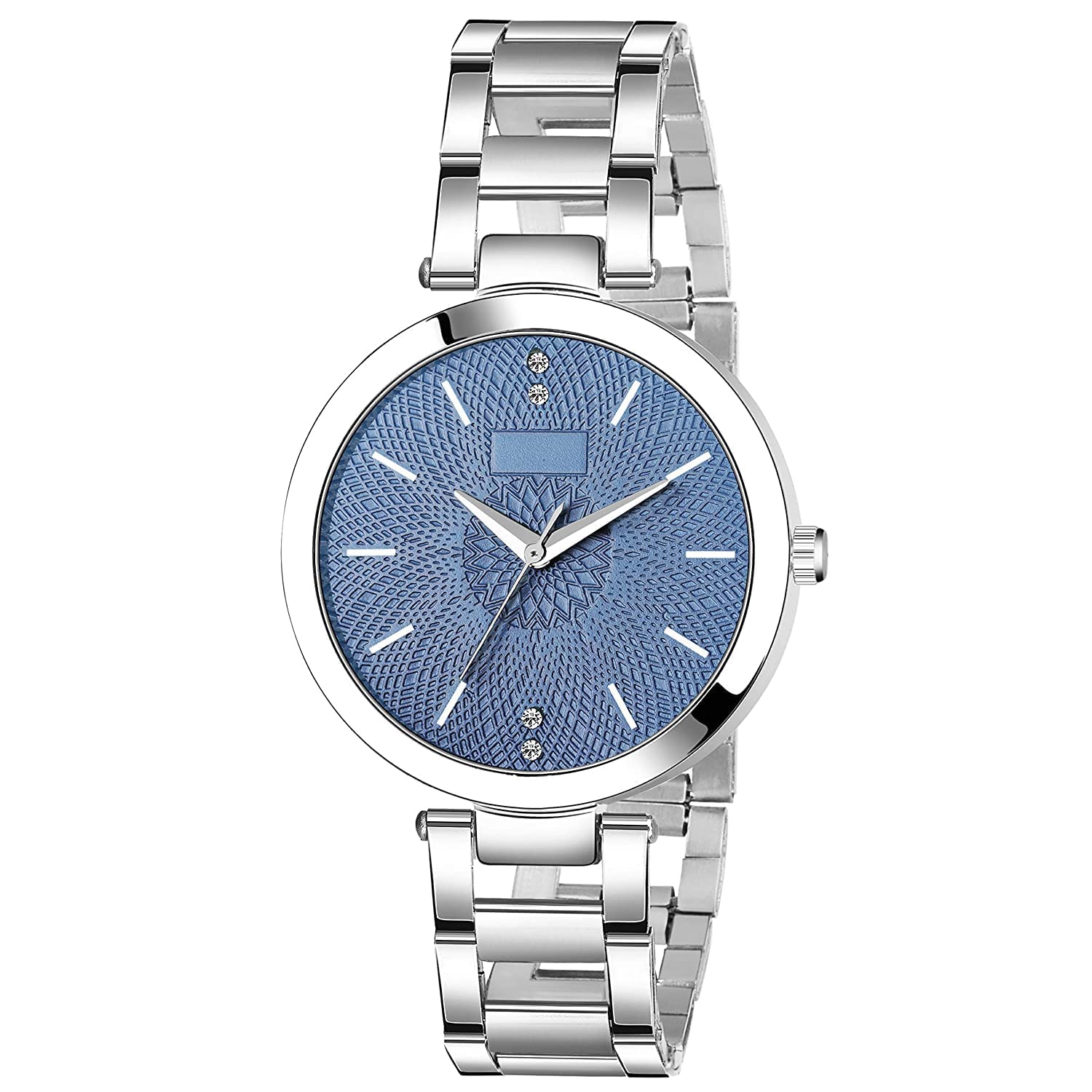 Watch City Watch for Girl and Women Analogue Dial Womens Watch, Club Watches for Women and Girl Stainless Steel Belt Valentine Day Gift for Girl Friends | Wife |Sister|Silver Blue (B0BTPKY9X2) Amazon Price History, Amazon Price Tracker