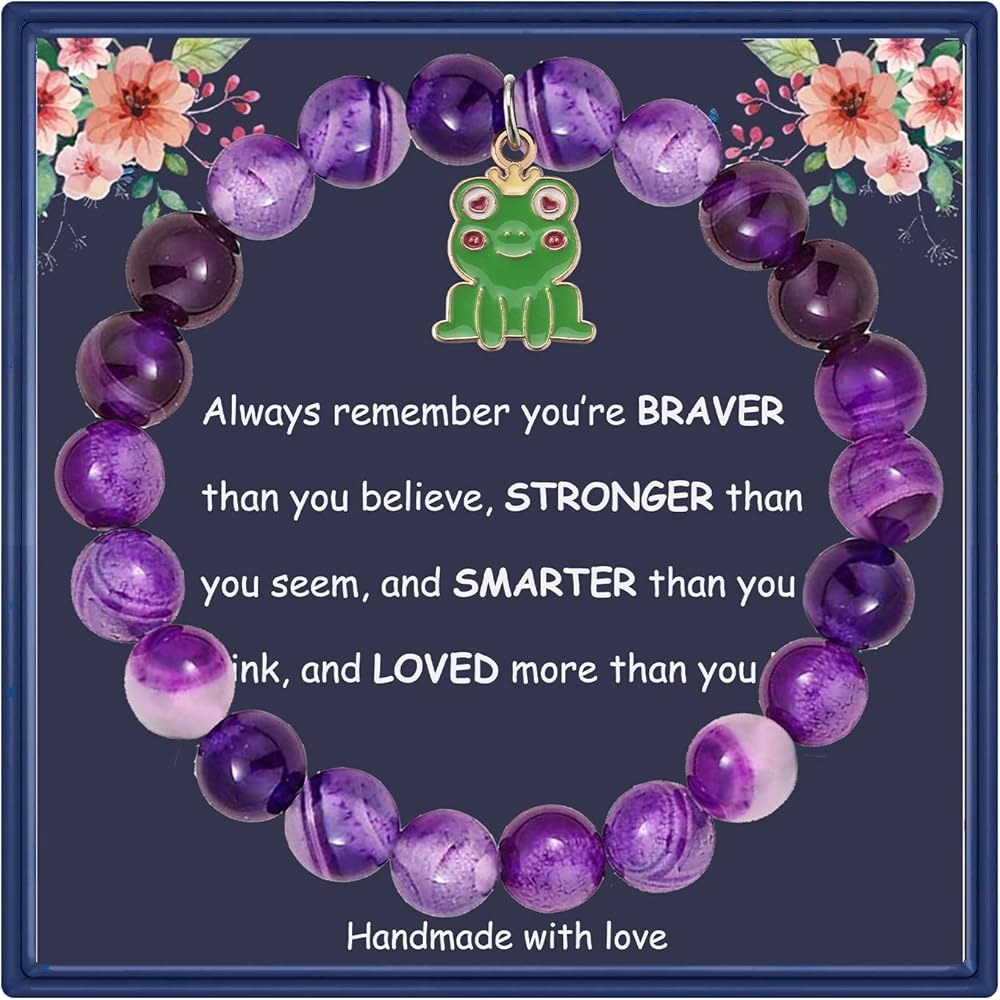 Bracelets En Pierre Naturelle De Grenouille Cadeaux Togo