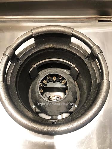 Miniatura 2 de Quemador de chorro de 16 puntas con tapa de hierro (gas propano) para Wok comercial Rango -128,000 BTU