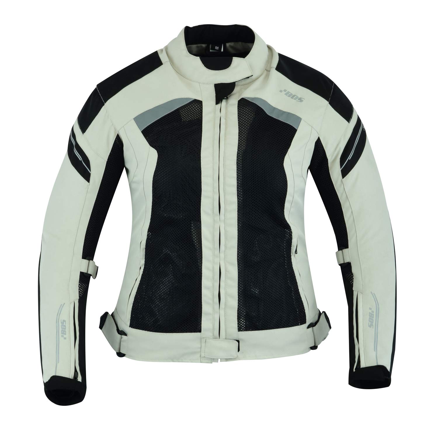 DAMEN MOTORRADKOMBI JACKE + HOSE + HANDSCHUHEN - BIKE MOTORRAD ROCKER TOURING in verschiedenen farben (S, Grau)
