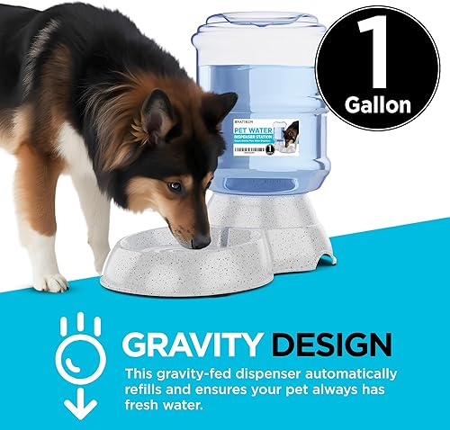Miniatura 7 de Dispensador automático de agua para mascotas con diseño sin BPA, capacidad de 1 galón, conveniente solución de agua ideal para perros y gatos