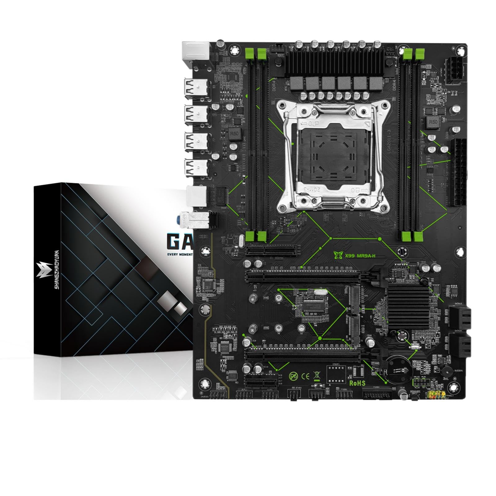 SHANGZHAOYUAN X99 Motherboard LGA 2011-3 for Intel Xeon E5
