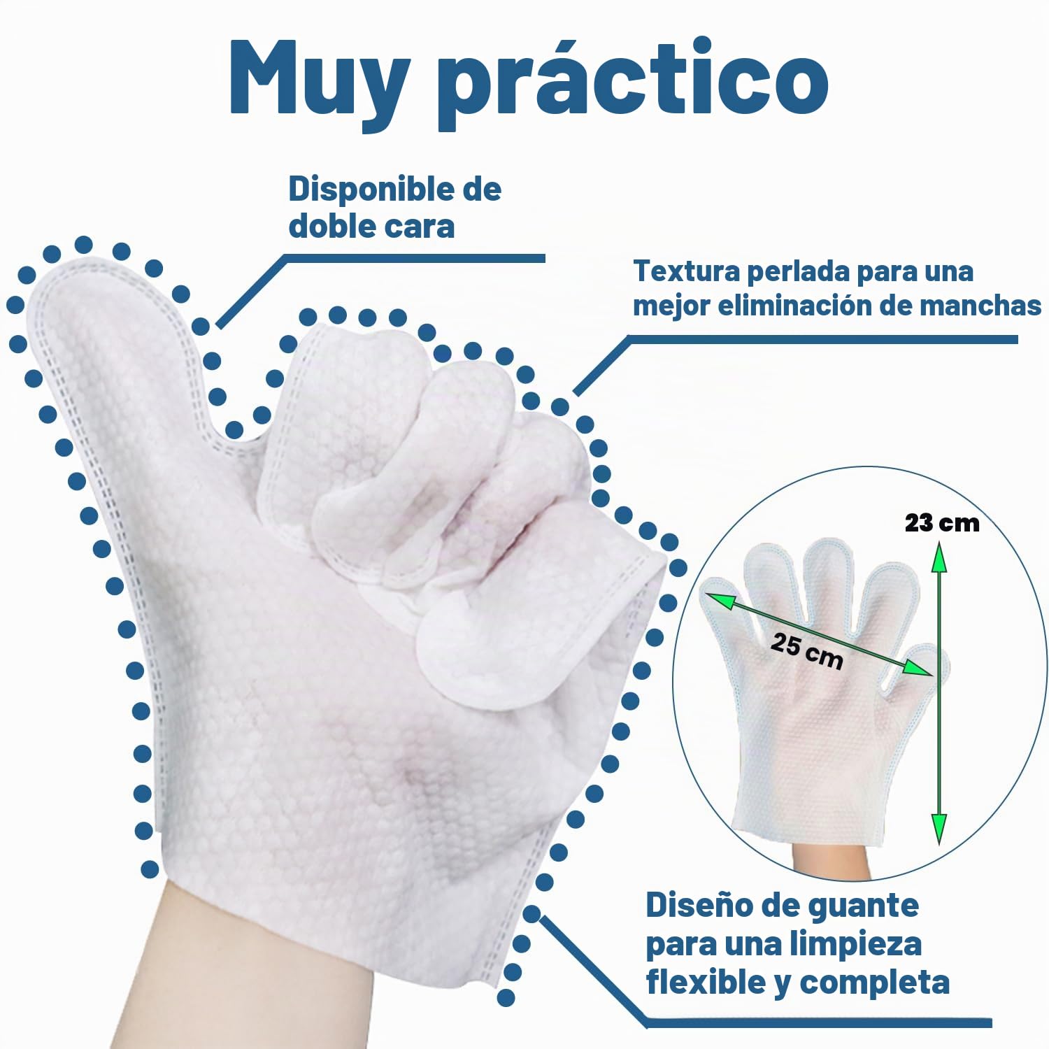 FAZMoss Toallitas de guantes para mascotas para perros y cachorros – Toallitas gruesas y suaves para mascotas, aseo sin lavado para piel, cara, cuerpo, patas, trasero, viajes y uso diario, toallitas