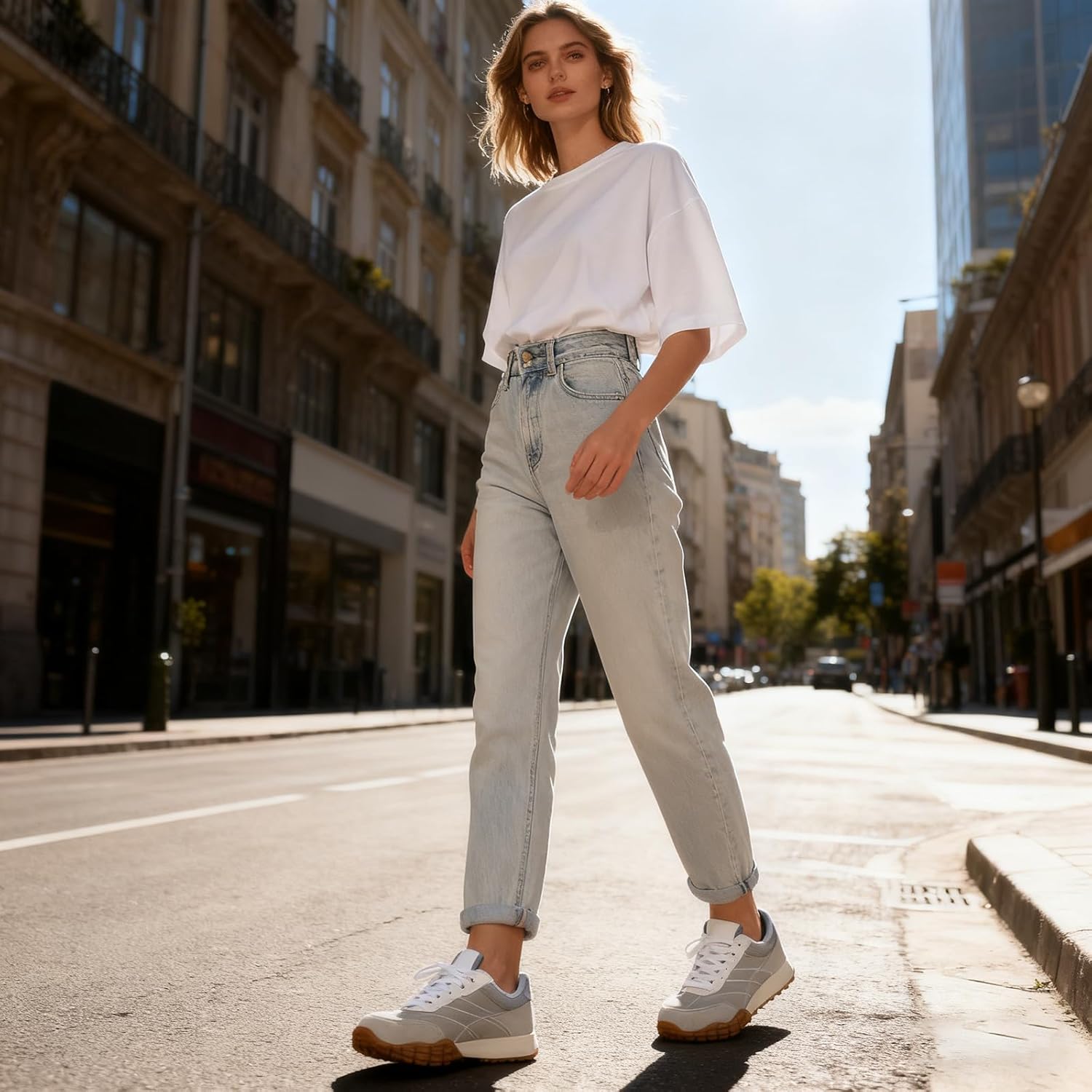 COOLLULU Women Casual Sneakers Lightweight with Foam Insole Running Walking Shoes-Non-Slip Comfortable Lace Up Fashion Sneakers for Women Trendy - Image 6