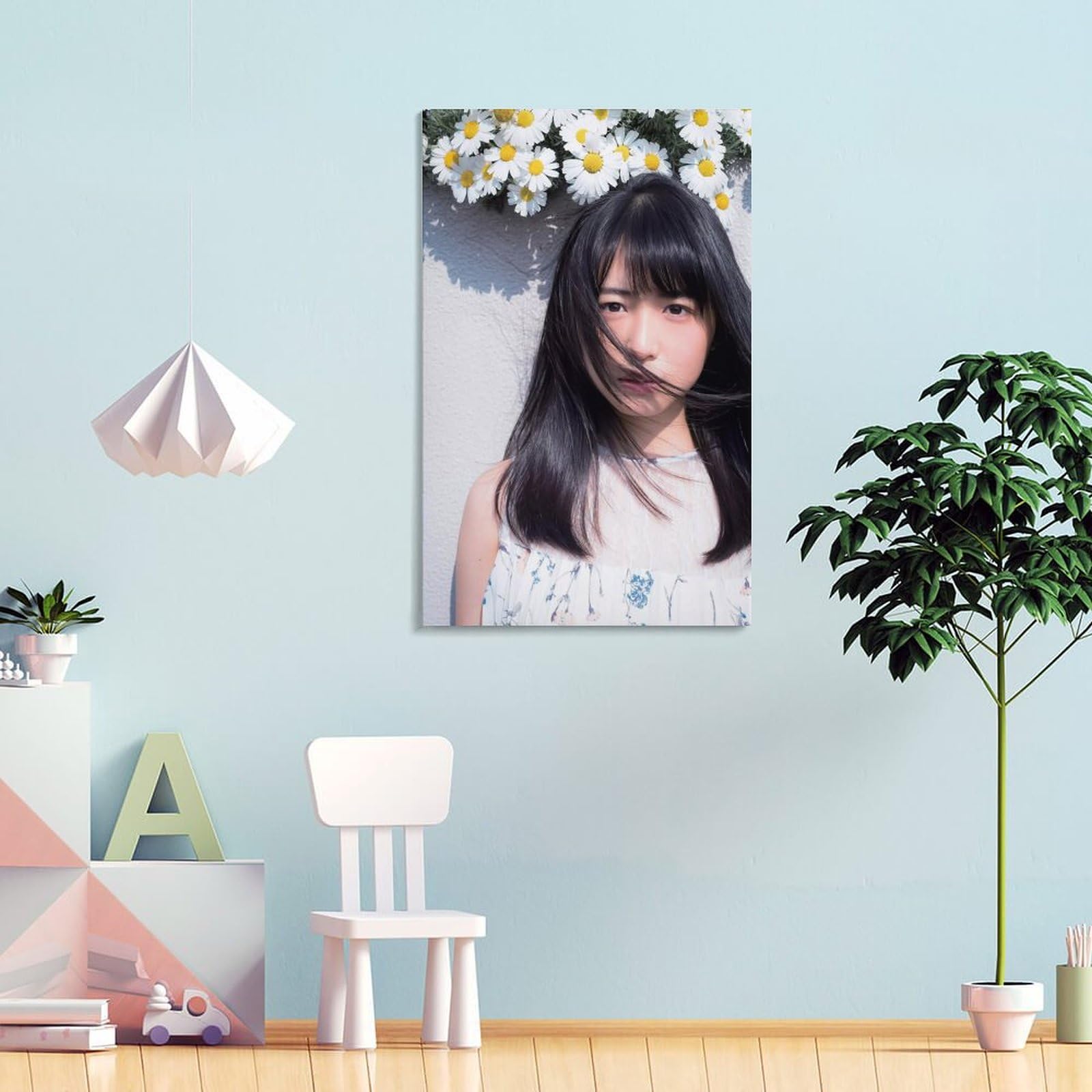 Amazon.co.jp: 長濱ねる 写真 (10) ポスター 装飾 絵 キャンバス 壁