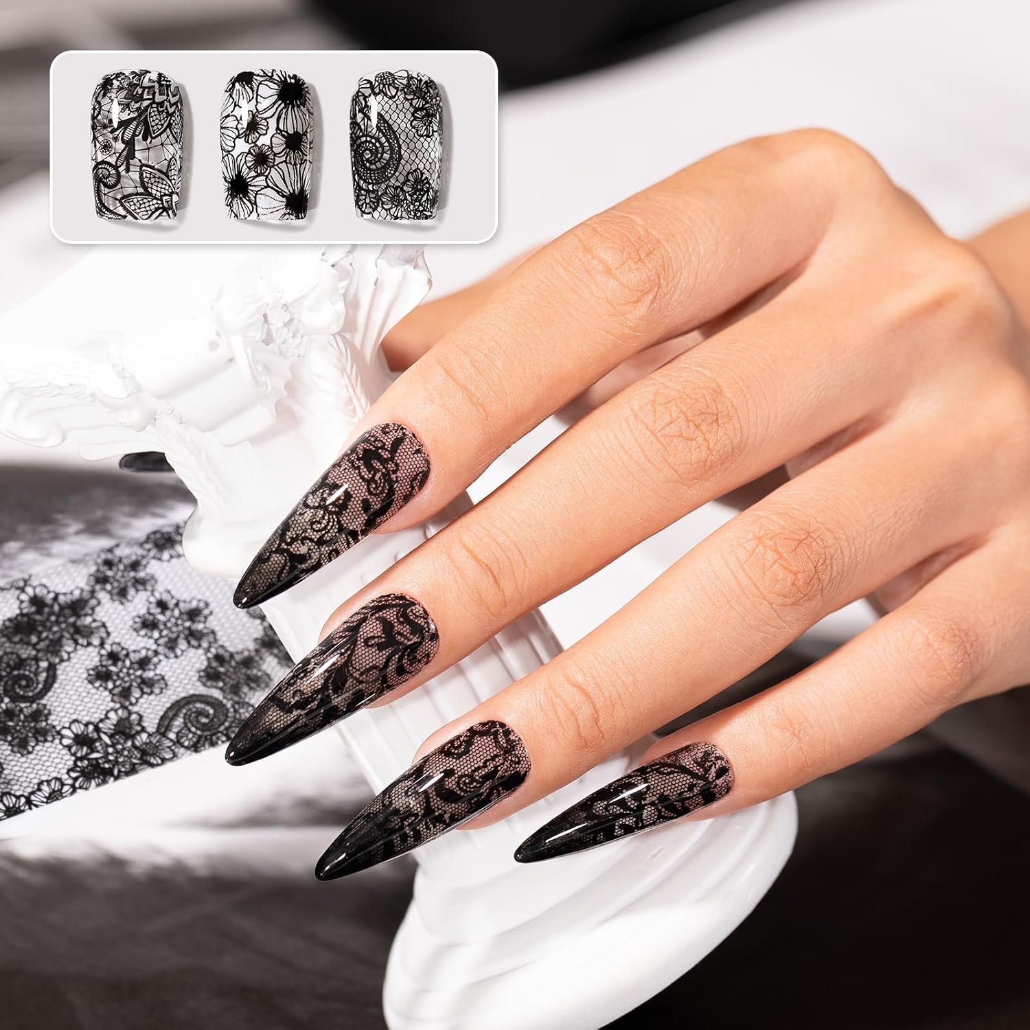 GELLEN 18ml Nail Foil Glue Gel, Foil Transfer Gel for Nails Stickers, Nail Foils Transfer Nail Art Glue Gel Polish, Complete Clear Transferred Pattern, Cure 30-60s, Non-toxic HEMA Free TPO Free