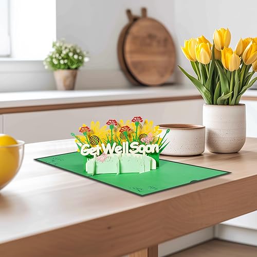 Miniatura 5 de GREETING ART Tarjeta de recupérate pronto, tarjetas religiosas de recuperación, tarjeta de recupérate pronto, tarjetas de condolencias para hombres