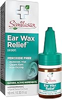 Similasan Ear Wax Removal Kit with Bulb Syringe - Peroxide-Free Drops for Clogged, Itchy Ears Natural Relief 0.33oz