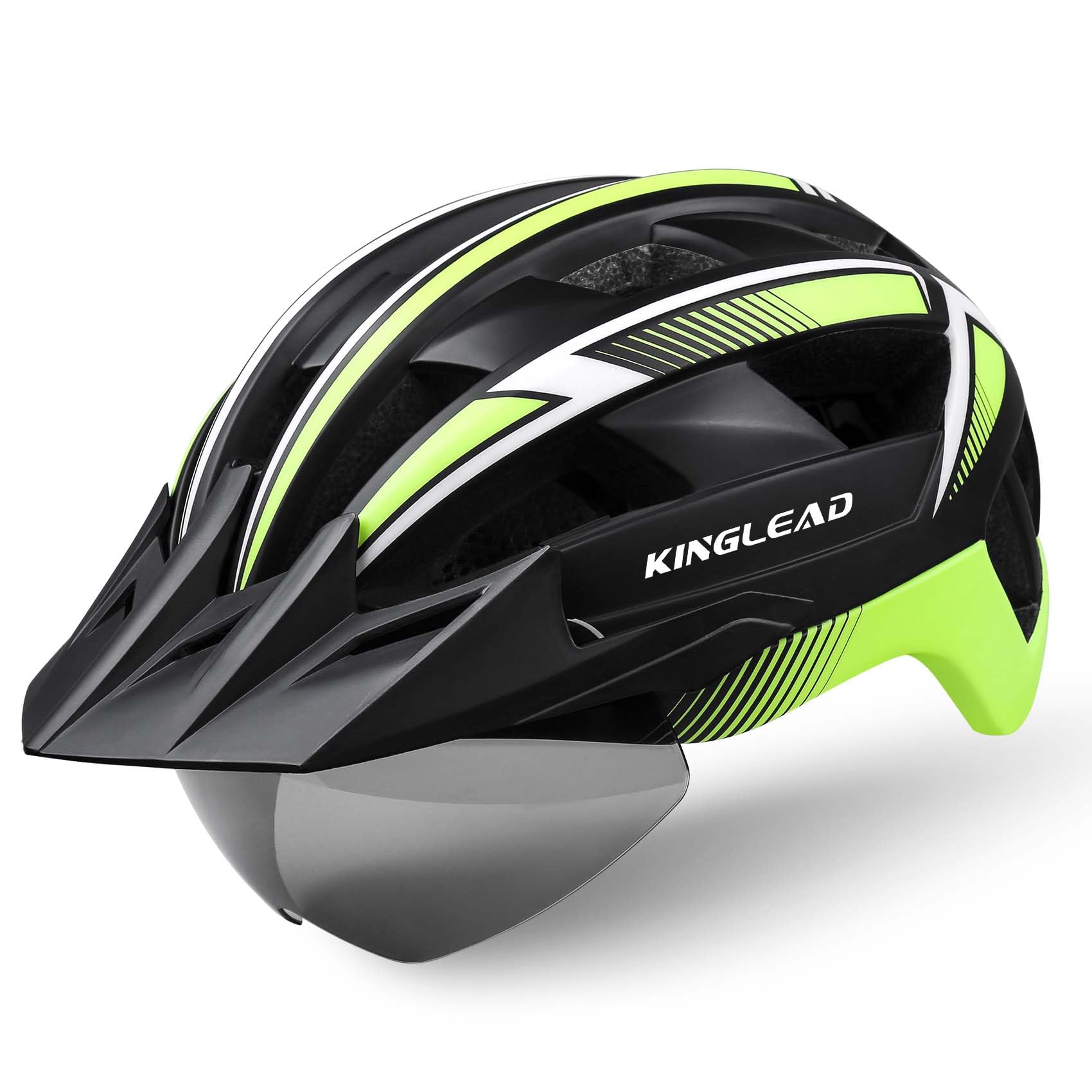 KINGLEAD Fahrradhelm mit Visier für Herren Damen