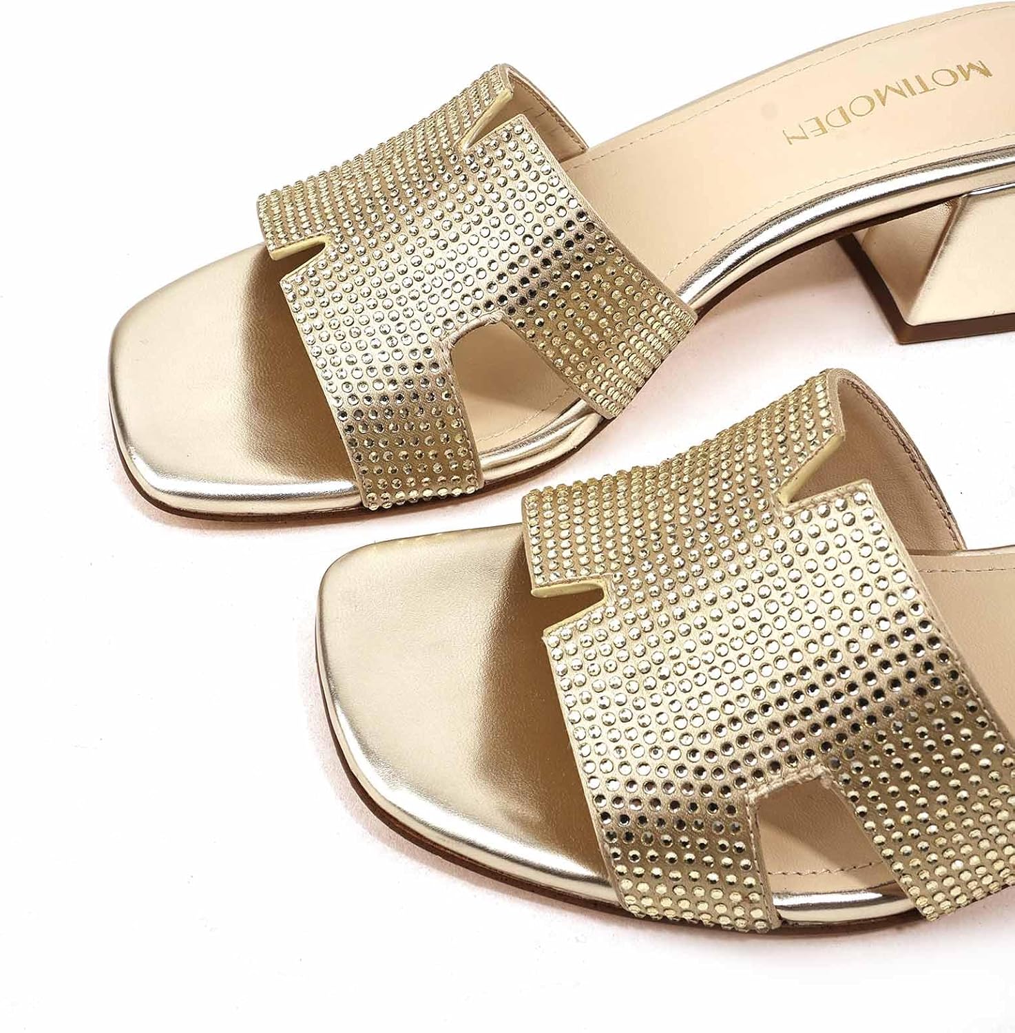 Women's Chunky Open Toe Low Block Heels Kitten Dressy Heels for Women Low Heel Sandals for Women Summer Comfy Heels - Image 4