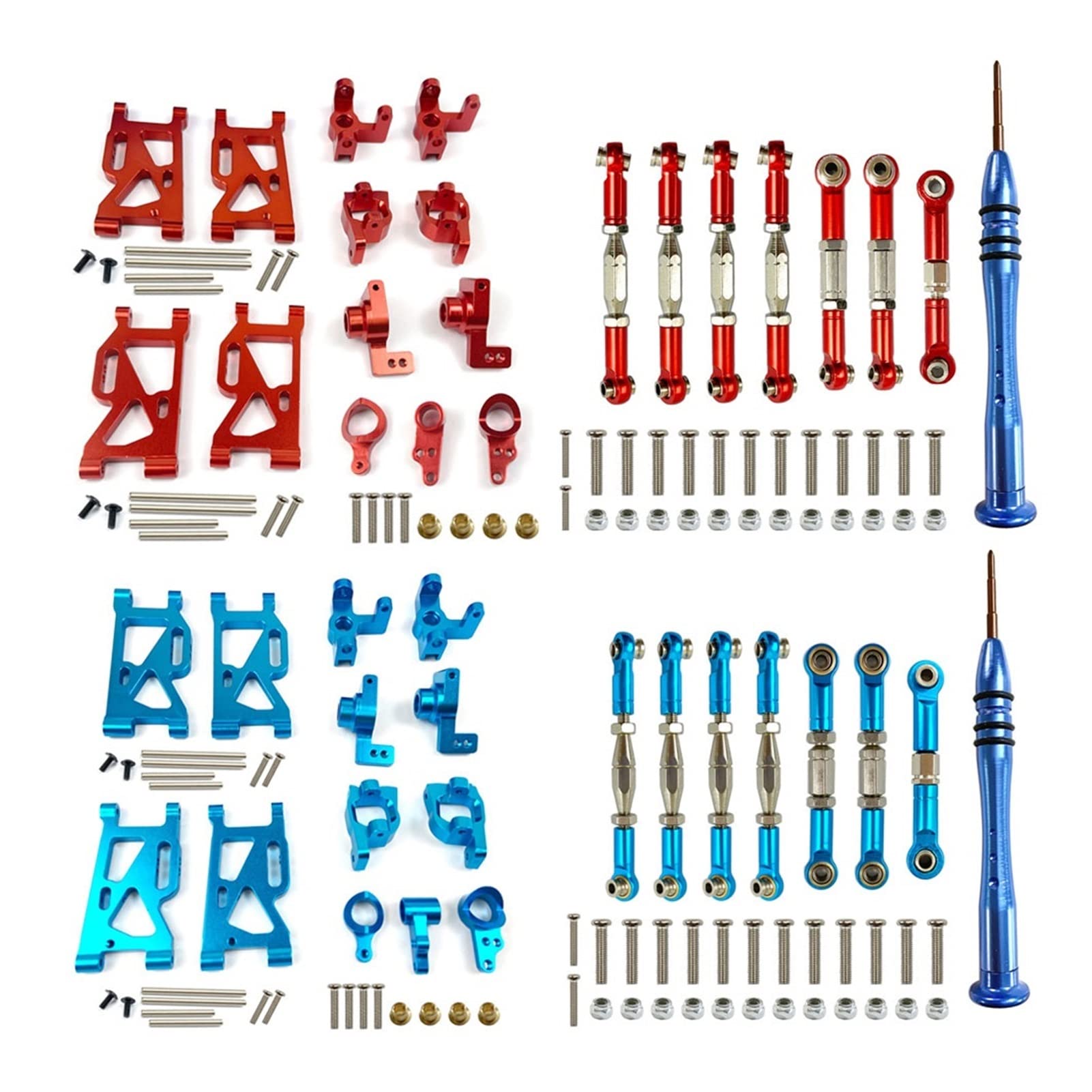 Guscio Scatola Ingranaggi In Metallo Anteriore E Posteriore Per WLtoys 144001 E Altri Modelli RC 1/14 - Foto 2