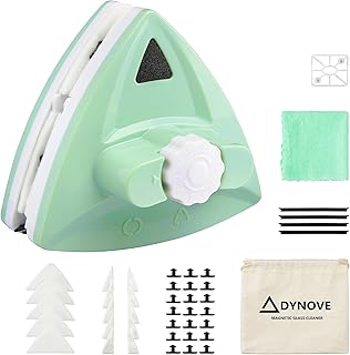 Limpa-vidros Magnético Ajustável 5-25 mm - Limpeza Segura do Exterior sem Esforço – Ideal para Janelas altas, duplas e t...