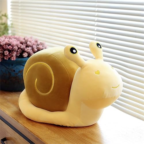 Miniatura 2 de Cojín de caracol - Almohada para suelo y automóvil, comodidad de lectura (amarillo, 11.8 in)