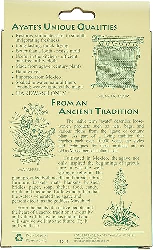 Miniatura 3 de Ayate Paño de lavado, paño exfoliante para cara y cuerpo, paño de lavado para ducha, alternativa a la lufa corporal, toalla de frotamiento,