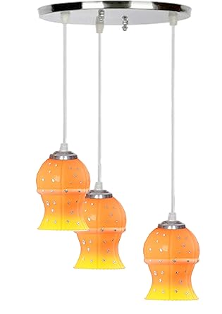 Nogaiya Glass Ceiling Lamp (Multicolor)