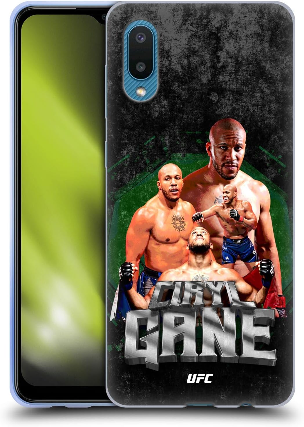 Head Case Designs Officially Licensed UFC Fighter Kit Ciryl Gane Gel Case [Military Grade Protection] Compatible With Samsung Galaxy A02/M02 (2021)