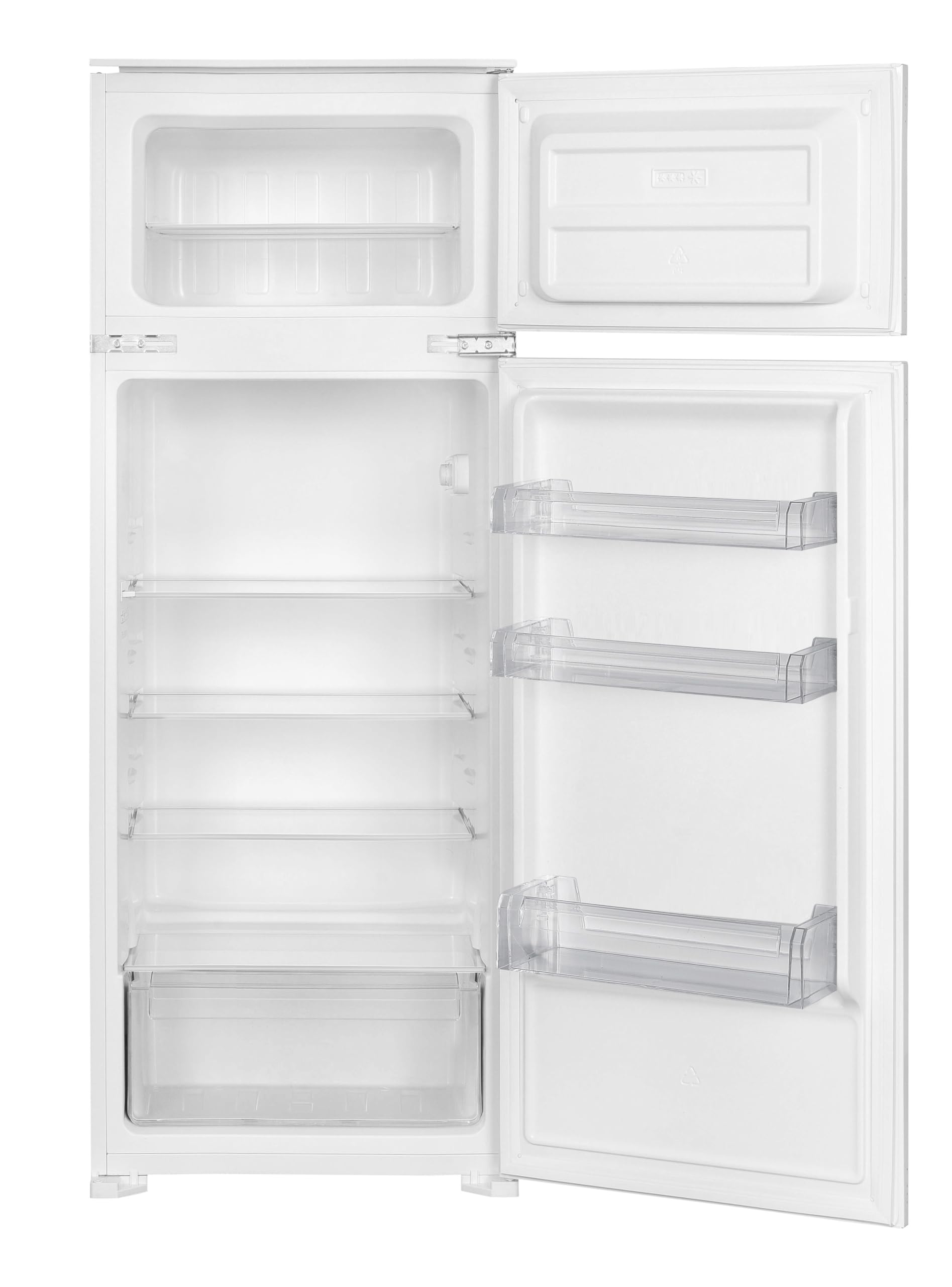 Respekta Bering Lodówko-zamrażarka do zabudowy 205 L, 145 cm, biała