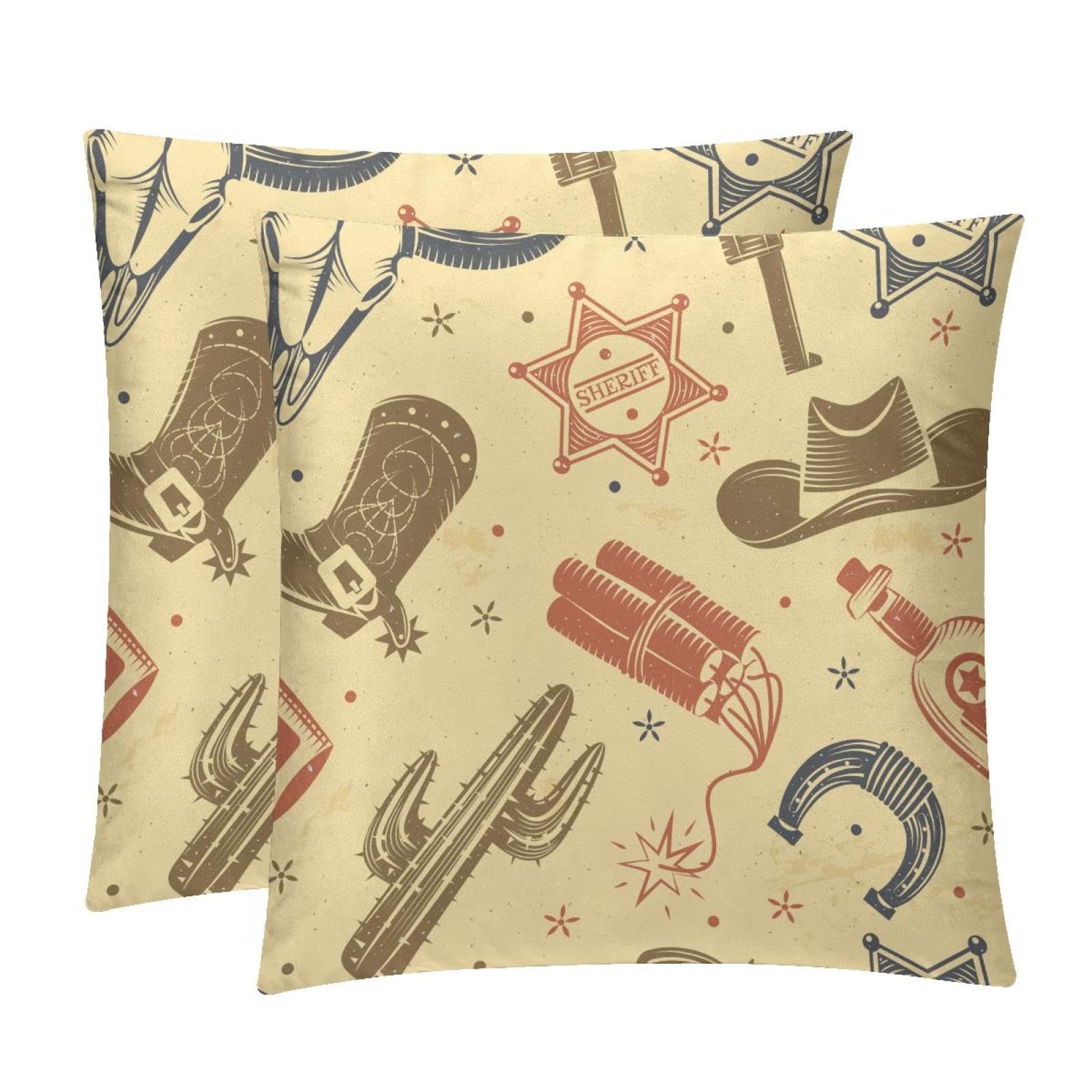 TDGKPZ Throw Pillow Covers 2 Pack Pillowcases Soft Cozy Pillow Cases For Couch Bed Sofa 45x45cm