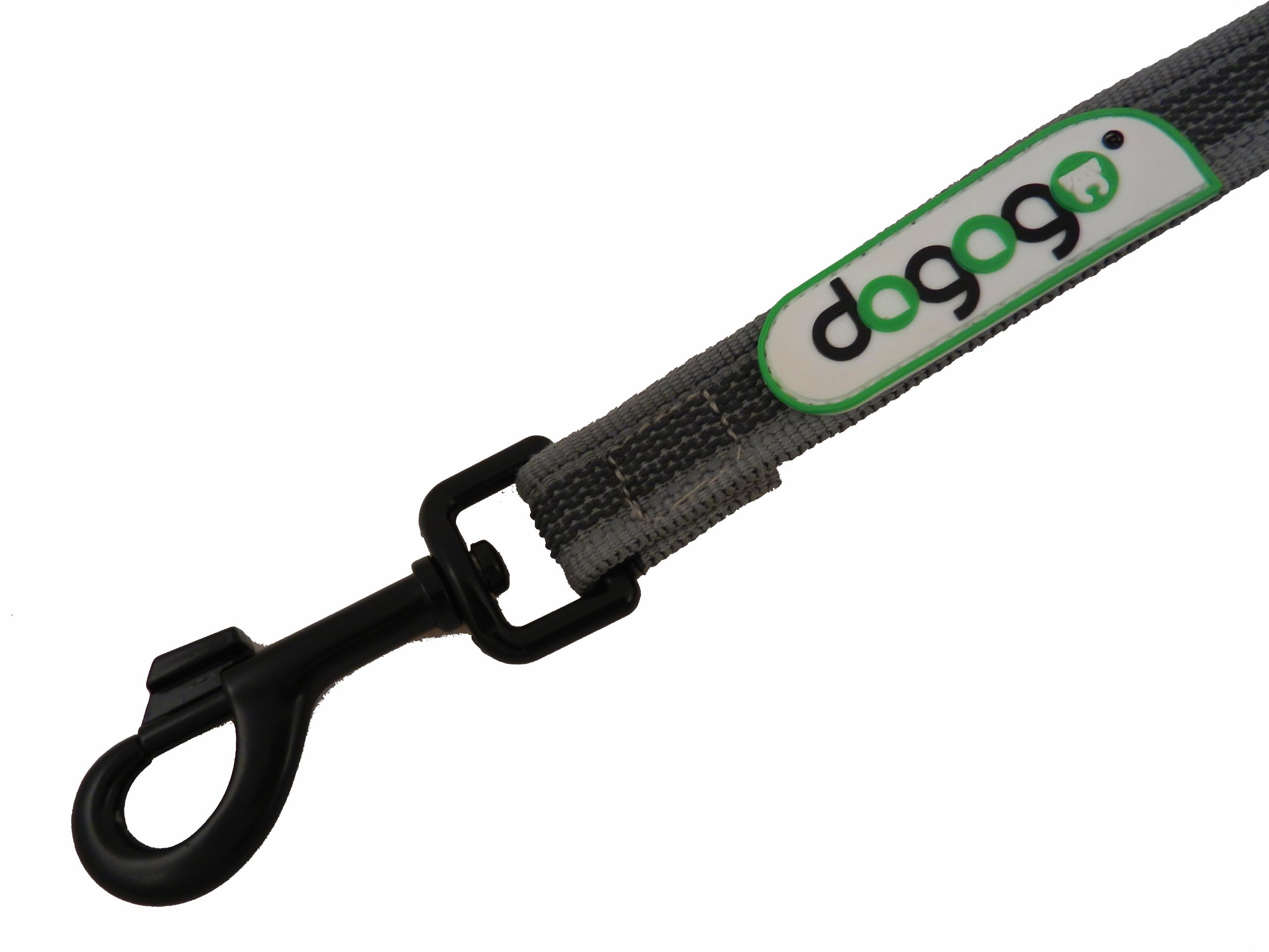 Laisse pour chien dogogo 13007-20 nylon gris argenté sans grip